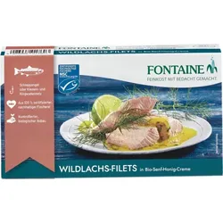 Fontaine Wildlachs-Filet in Senf-Honig-Creme