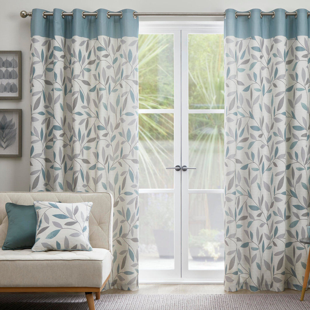 Fusion Cotton Semi Sheer Curtain Pair 229 W x 229 D cm