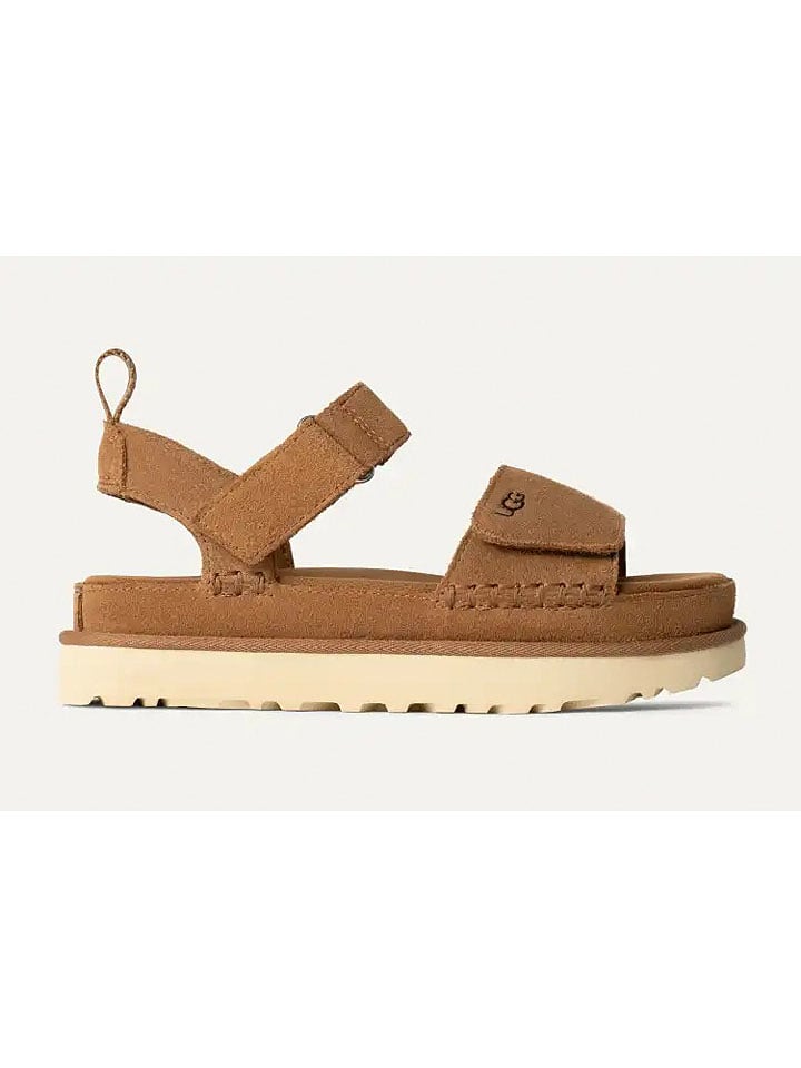 UGG Leder-Sandalen "Goldenstar" in Hellbraun - 39
