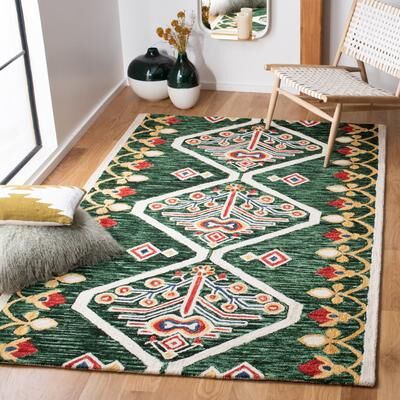 SAFAVIEH Handmade Aspen Nan Boho Tribal Wool Rug