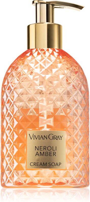 Vivian Gray Gemstone Neroli & Amber cremige Seife für die Hände 300 ml
