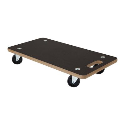 WellHome - Rechteckiger Transportwagen mit rutschfester MDF-Platte 58x29x9,5cm