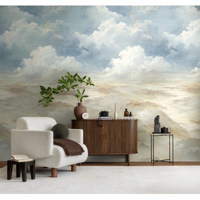 Fototapete LIVING WALLS "The Wall 4 Structures – Malerische Naturlandschaft Vlies-Fototapete", beige (natur), B:1,59m H:0m L:2,8m, Vinyl, Vlies, Tapeten, Malerische Naturlandschaft mit atmosphärischer Tiefe