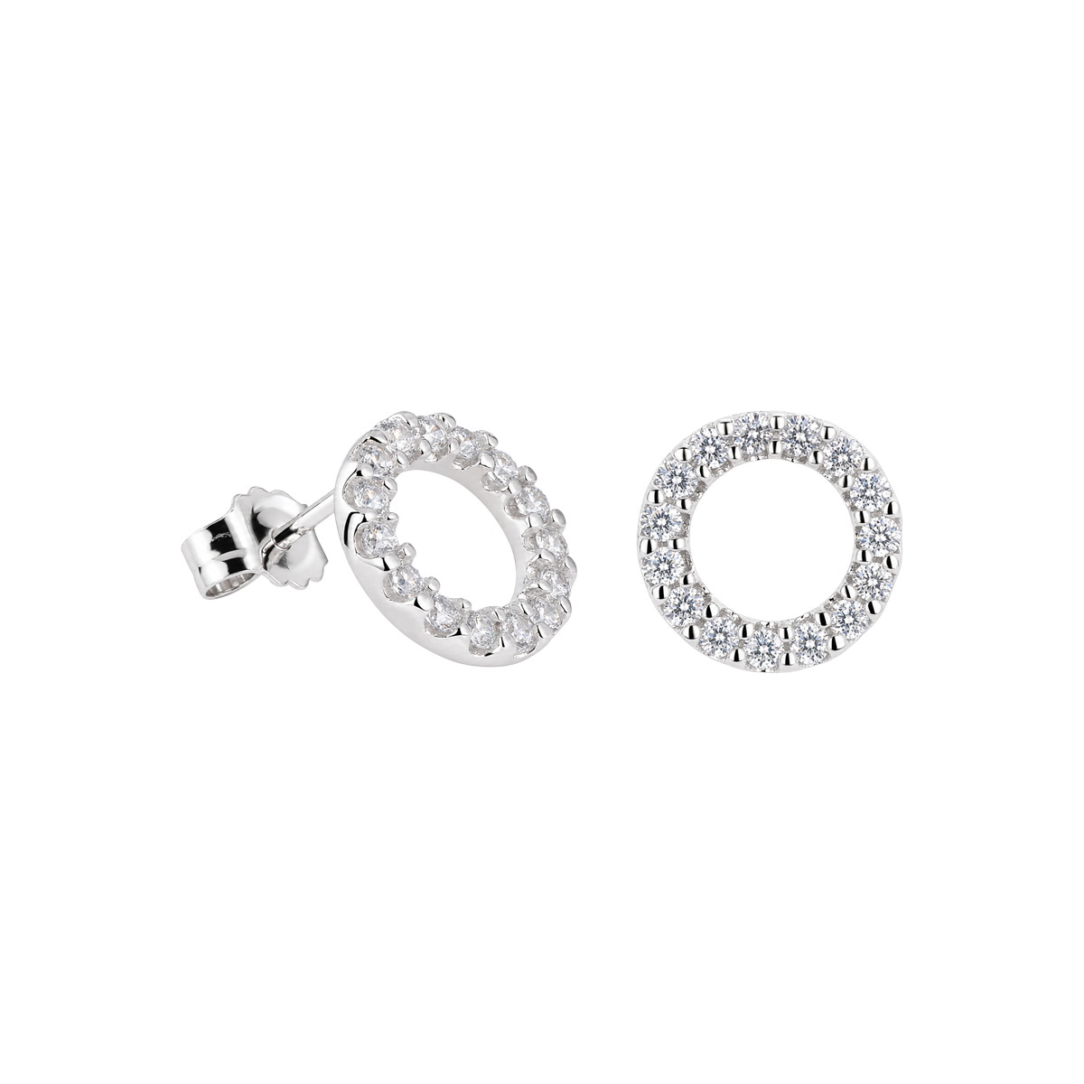 Jacques Lemans Ohrstecker Sterlingsilber mit Zirkonia