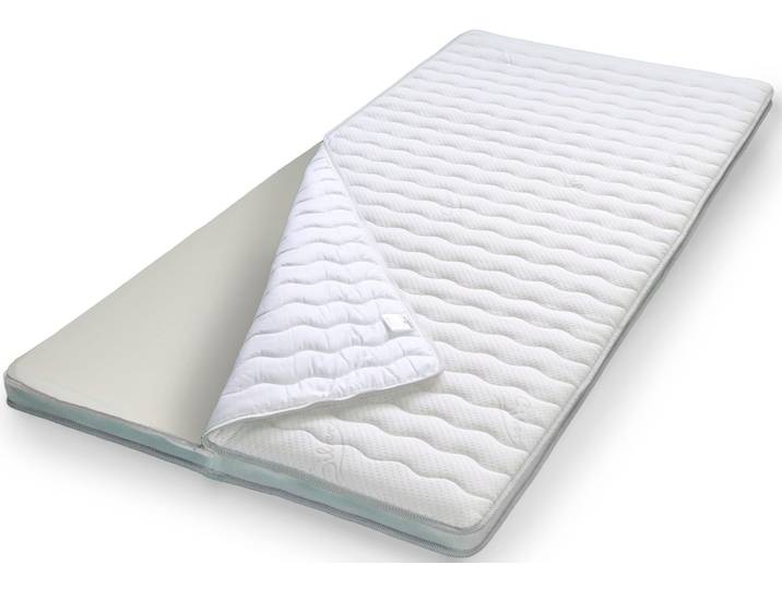 Topper STENDEBACH Softtop Silver+ Viscoschaum , weiß, B:140cm H:8cm L:200cm, Viscoschaum, Topper