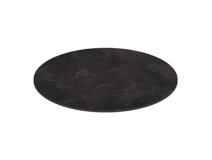Plateau de table ronde 60 cm 4 places ardoise