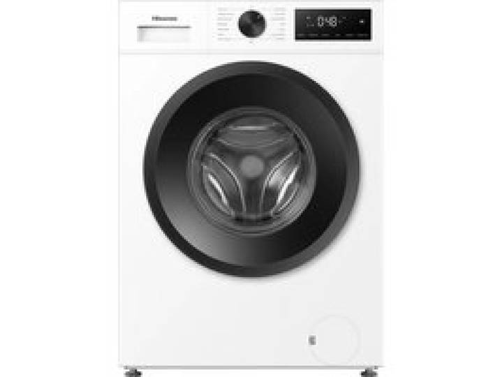 Machine à laver frontale blanche - Hisense - 9 kg - 1400 tr/min - Traitement à la vapeur - Départ différé