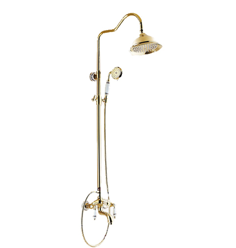 LAUFERI HERA goldene Wandbrausenbatterie