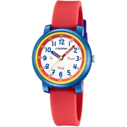 Calypso K5827/5 Kinderuhr Quarz Rot/Blau