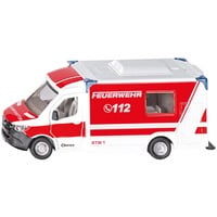 2115 SUPER Mercedes-Benz Sprinter Miesen Typ C Rettungswagen, Modellfahrzeug rot/weiß