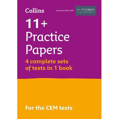 11+ Verbal Reasoning, Non-Verbal Reasoning & Maths Practice Papers (Bumper Book with 4 sets of tests), Taschenbuch von Collins 11,Philip McMahon,The