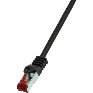 LogiLink Netzwerkkabel PrimeLine, CQ2043S, schwarz, Cat 6, 250MHz, 1Gbit/s, S/FTP, RJ45 auf RJ45, 1,5m