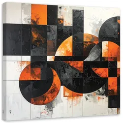 LEINWANDBILD 3D und geometrisch 50x50cm
