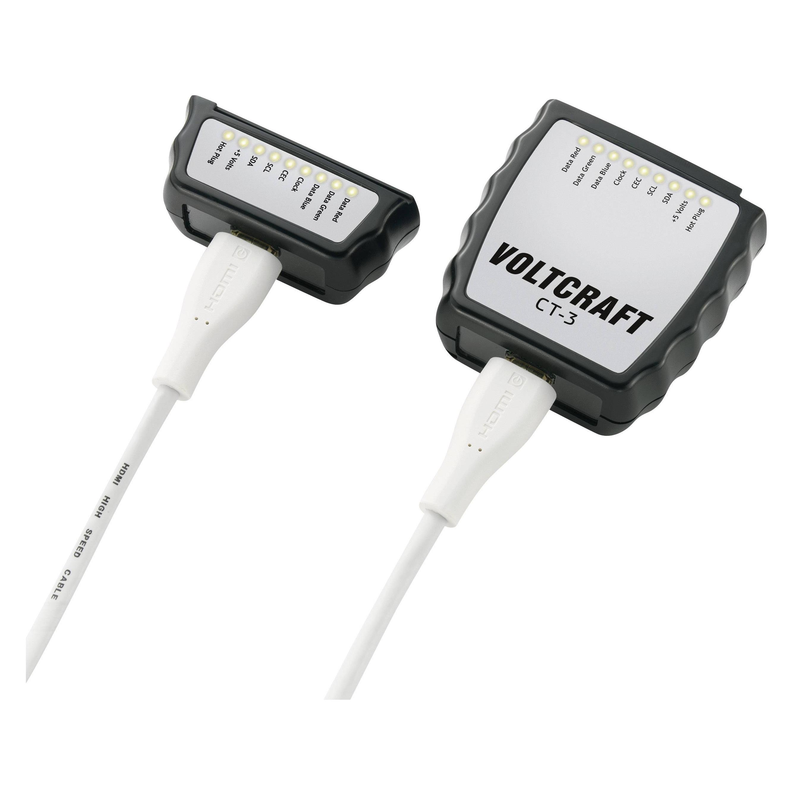 Voltcraft HDMI-Kabel-Prüfgerät (Kabeltester) (CT-3)