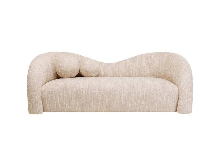 Kare-Design 2-Sitzer-Sofa, Creme, Kunststoff, Pappel, Sperrholz, 201x71x94 cm, Wohnzimmer, Sofas & Couches, Sofas, 2-Sitzer Sofas