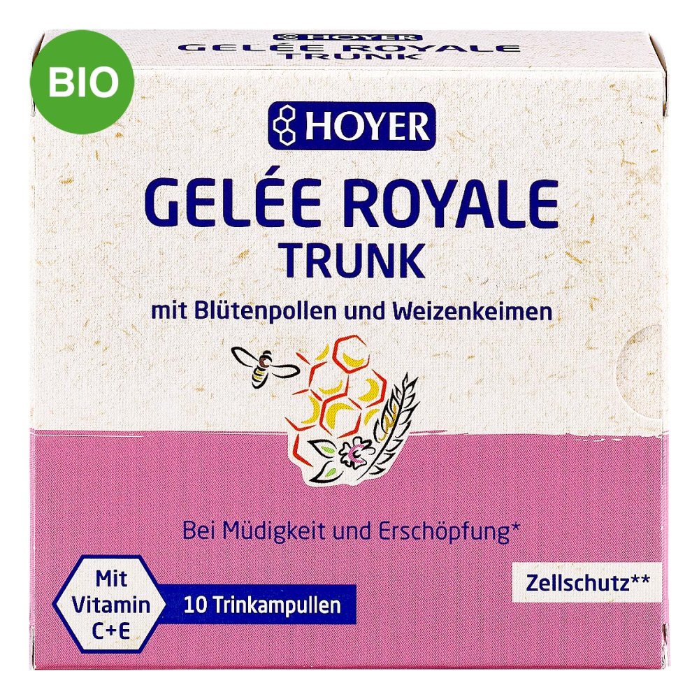 HOYER GmbH Hoyer Gelee Roy.+blütenpol.+weizenk. Trinkampullen 02002753