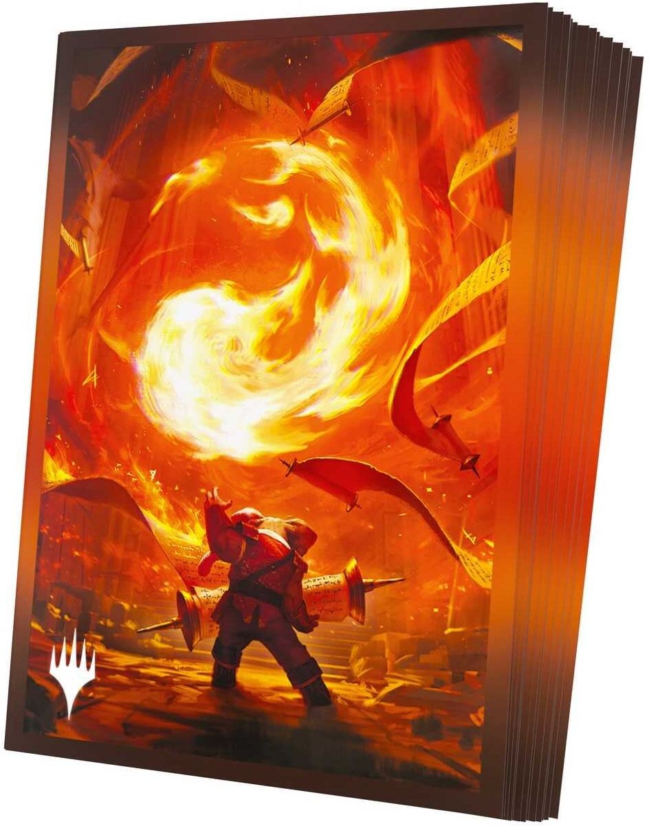 Gamegenic Magic: The Gathering Secrets of Strixhaven Premium Art Sleeves – Mana 4 for Card Protection