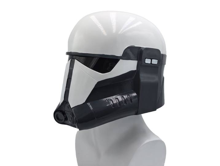Masque de cosplay Stormtrooper impérial noir et blanc pour Halloween, accessoires de costume, masque intégral en résine TK056