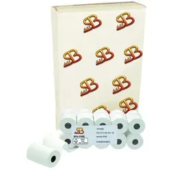 Sa.Ba.Cart, Thermopapierrolle, Pack 12 Pos 55gr d30 Lar57