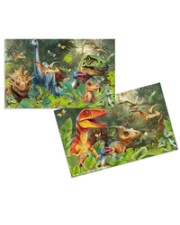 HERMA 3 Schreibtischunterlagen Karton Dino World 3er (19743)