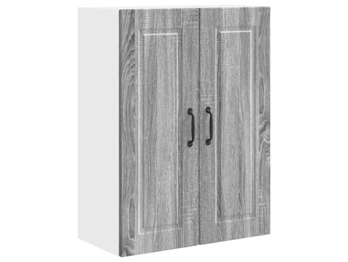 IBUQDDV Wandschrank Porto Graues Sonoma 60 x 31 x 80 cm Holzwerkstoff Wandmontage, geräumige Regalböden, Küchenutensilien, Gewürze, Kochgeschirr, Vorratsraum, Innenbereich
