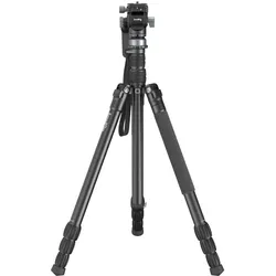 SmallRig FreeBlazer Aluminum Alloy Video Tripod CT190 4319 (Kunststoff, Metall), Stativ, Schwarz