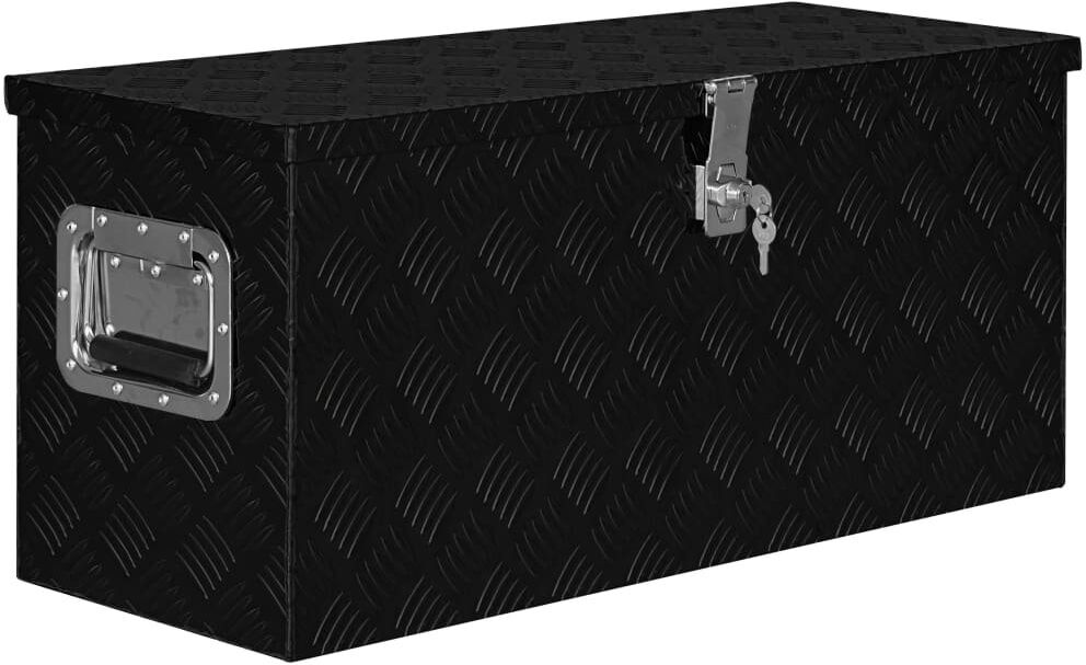 Rio Williston Forge Decorative Bin Black 80cm H x 30cm W x 35cm D
