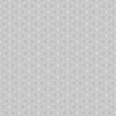 Vliestapete WOW "Mini Design", grau, B:0,52m L:10m, Vlies, Tapeten, Grau - 10m x 52cm