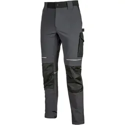 Stretch Bundhose "ATOM SHORT" Performance - XL (DE size: L) - asphalt grey