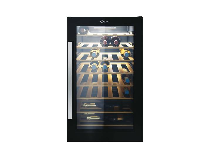 Candy CWC 154 EEL/NF Weinschrank Schwarz rechts