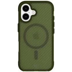 Evo Tech21 - Armour - Cover - iPhone 16 - MagSafe - Green (Apple iPhone 16), Smartphone Hülle, Grün