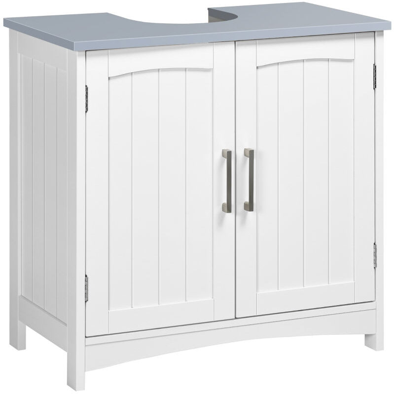 Brambly Cottage 60 mm Single Double Bathroom Vanity Base White 60cm H X 60cm W X 33cm D