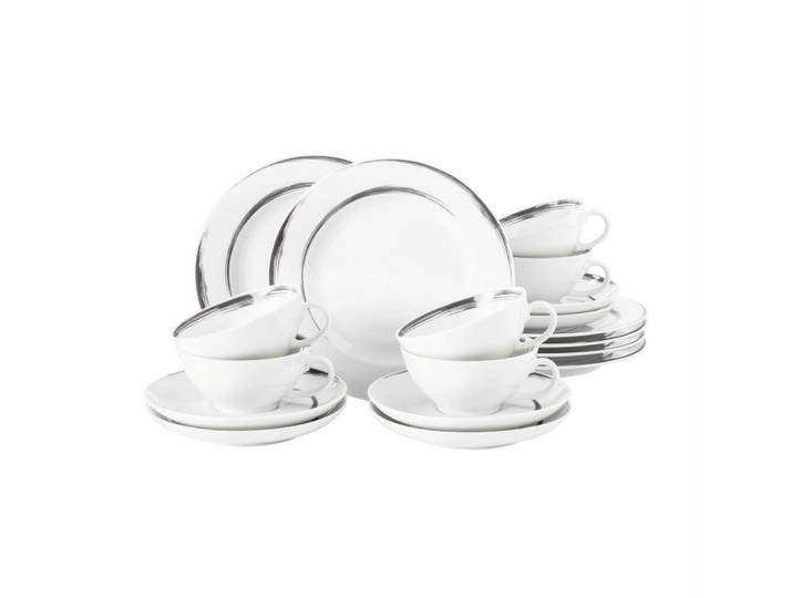 Seltmann Weiden Teeservice 18-teilig (18-tlg), 6 Personen, Porzellan