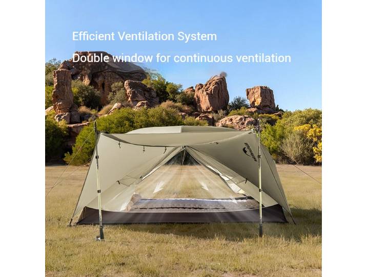 Tente de camping Naturehike Mongar PRO pour 2 personnes, abri de randonnée et de trekking, tente en nylon 20D imperméable ultralégère pour la randonnée en plein air