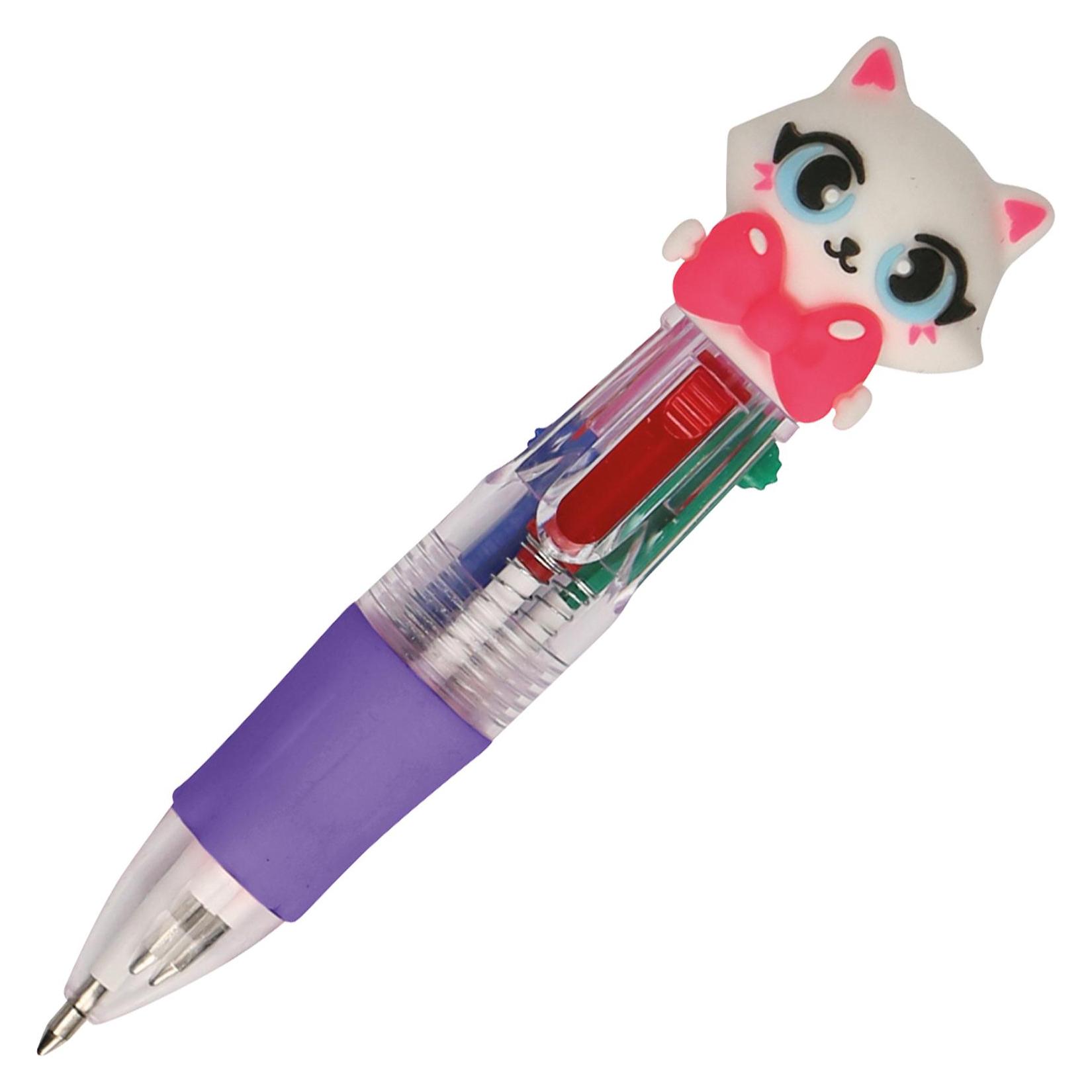 Online Kugelschreiber Mini Multipen 4in1 Katze (3x) (82078/3D)