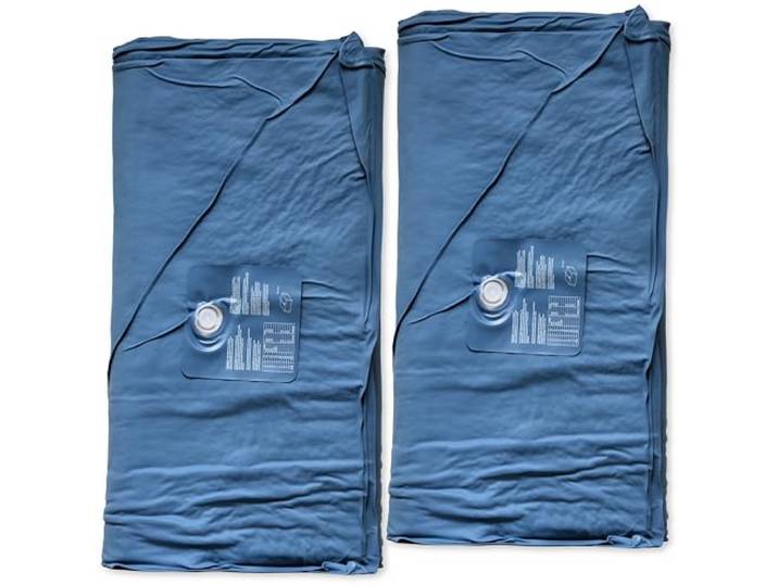 AQUA ROYAL Wasserbetten Matratzen Softside DUAL - Zwei Wasserkerne (beide Seiten) für 180x200 cm Wasserbett Starke Beruhigung F5