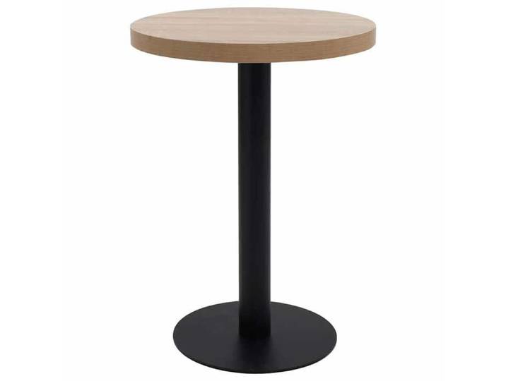 Table de bistro Marron clair 60 cm MDF 286421