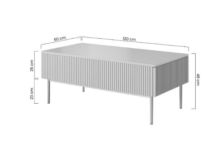 Table basse KASHA Pieds noir