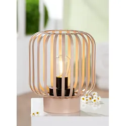LED Windlicht Pavone beige