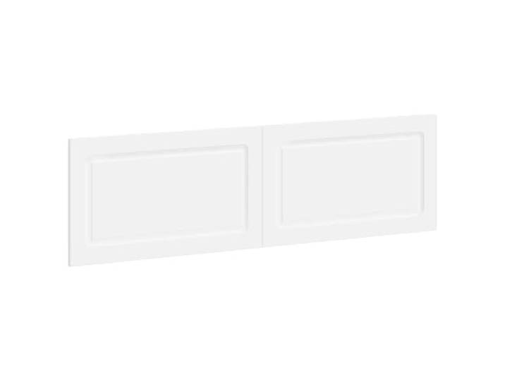 Makastle Wandmontiertes Kopfteil Weiß Holzwerkstoff 180x50 cm Feuchtigkeitsbeständig