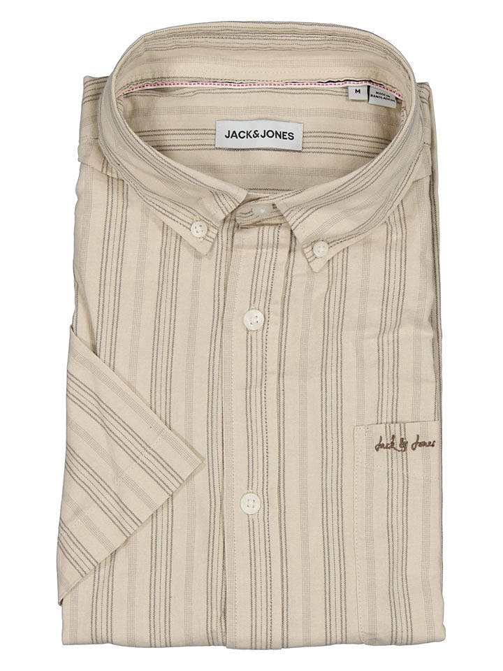 Jack & Jones Hemd "Devin" in Beige - XXL