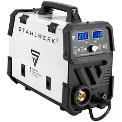 Stahlwerk, Schweissgerät, Schweissgerät MIG MAG 200 Puls Pro IGBT Schutzgas Kombigerät mit 200 A