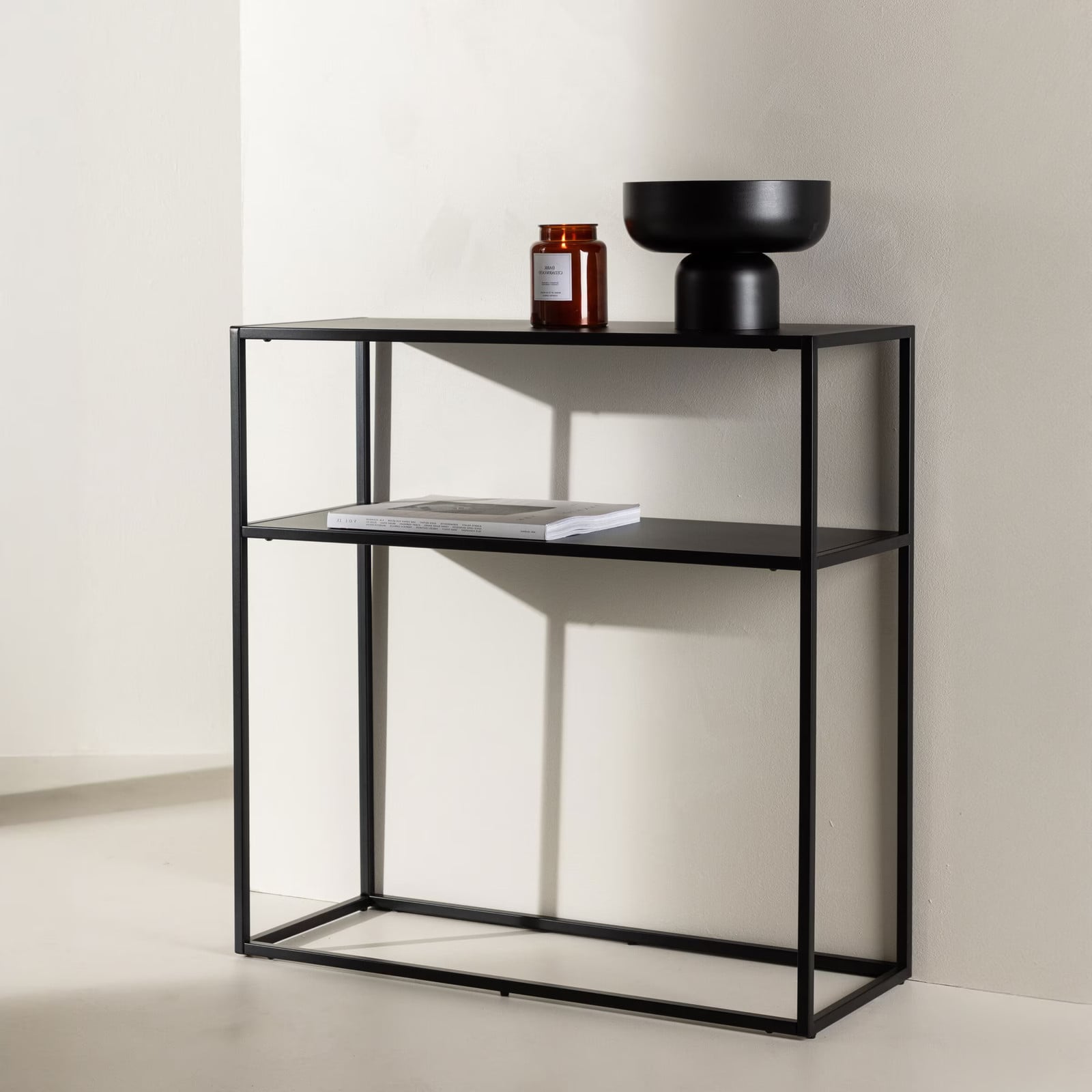 Nohr Sidetable Jovani Zwart 80 cm
