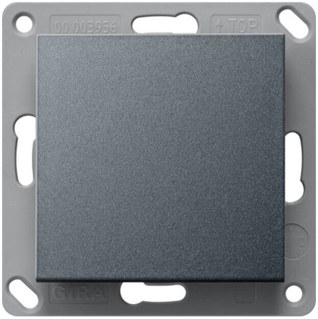 Gira Émetteur mural radio 1 bouton sans pile Anthracite 242128 (242128)