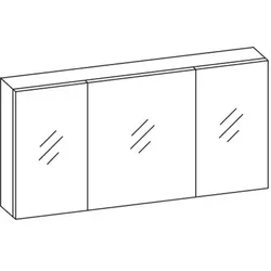Artiqua Spiegelschrank, Graphit Struktur quer, 070-SDT-5-14-401 070-SDT-5-14-401