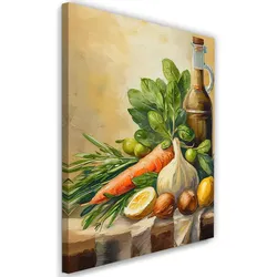 WANDBILD obst gemüse lebensmittel