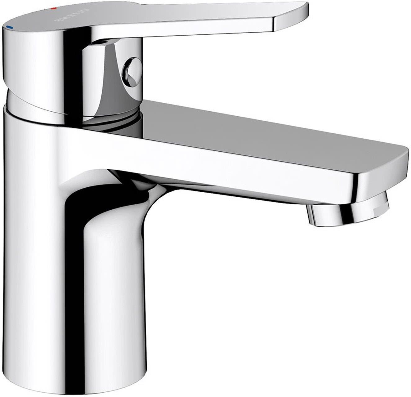 OLTENS Jog Waschbecken-Einhebelmischer, Höhe 12,9 cm, Badarmaturen, 32304100, chrom
