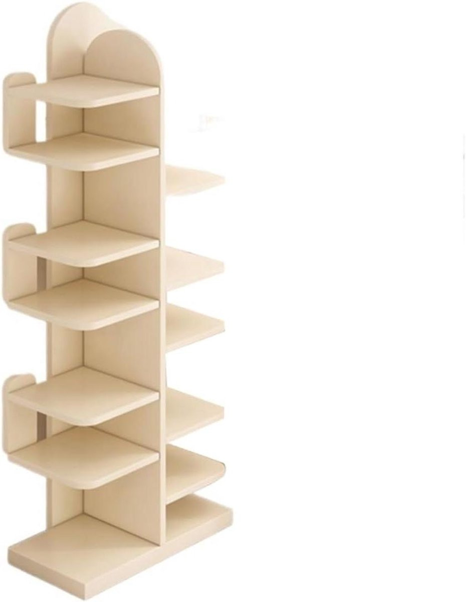 Wit Boekenkast in boomvorm voor in de woonkamer, slaapkamer of werkkamer