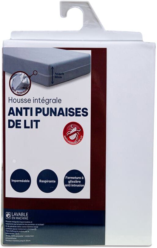 Bellecour Protège matelas 140x190 Blanc 200x5x140cm