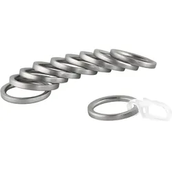 Ringset für Rillcube in Edelstahlfarben 10 Stk.